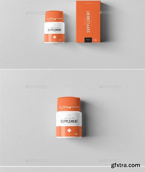 GraphicRiver - Supplement Jar & Box Mock-Up 10 21464570