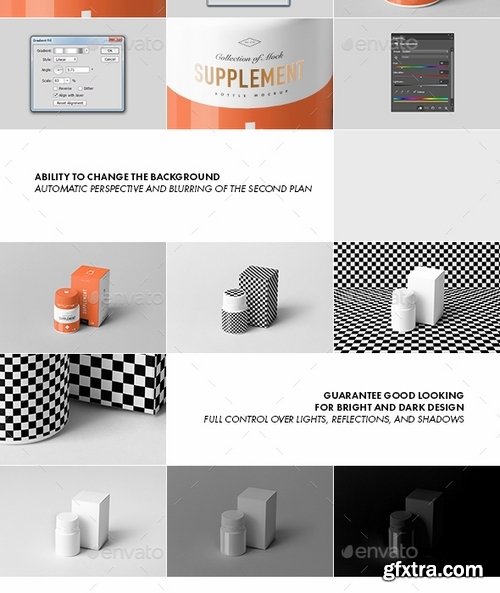 GraphicRiver - Supplement Jar & Box Mock-Up 10 21464570