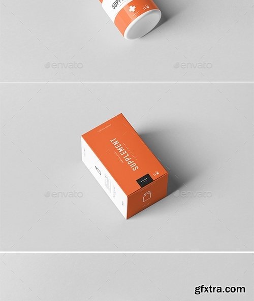 GraphicRiver - Supplement Jar & Box Mock-Up 10 21464570