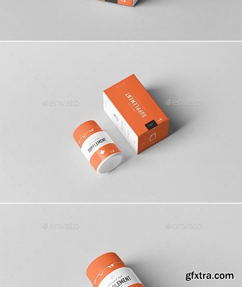 GraphicRiver - Supplement Jar & Box Mock-Up 10 21464570