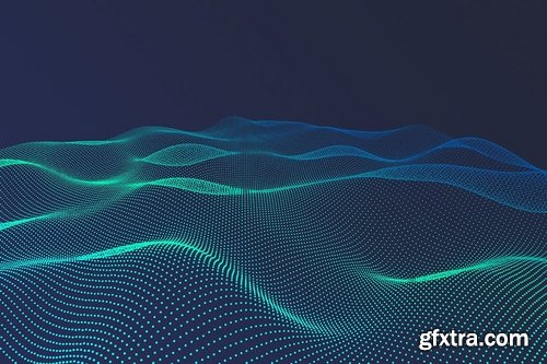 Wavy Particles Backgrounds