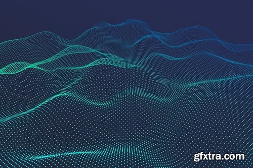 Wavy Particles Backgrounds