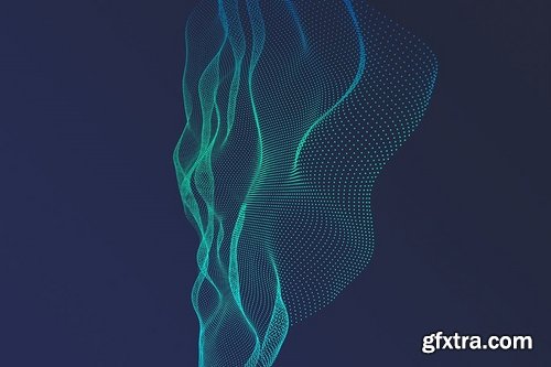 Wavy Particles Backgrounds