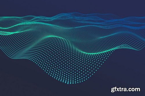 Wavy Particles Backgrounds