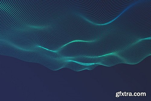 Wavy Particles Backgrounds