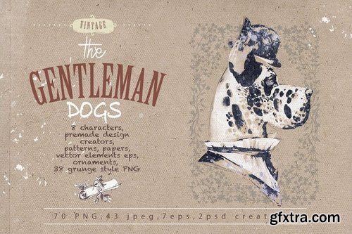 GENTLEMAN DOGS SET