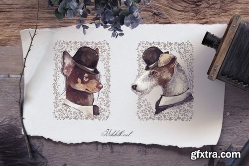 GENTLEMAN DOGS SET