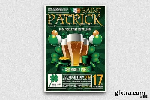 Saint Patricks Day Flyer Template V2