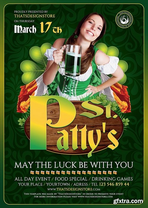 Saint Patricks Day Flyer Template V3