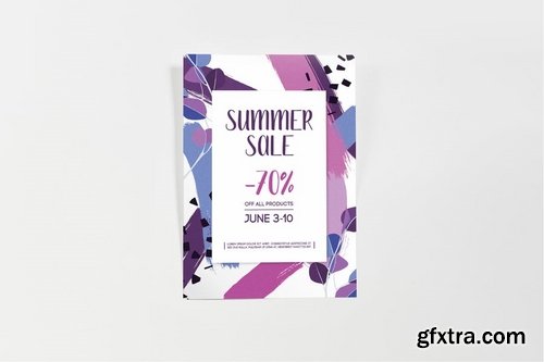 Summer Sale Poster Template