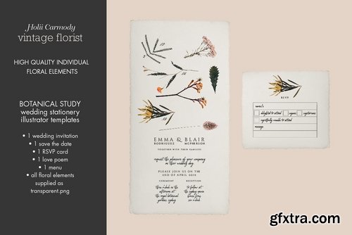 CM - Minimalist Wedding Invite Templates 2298974