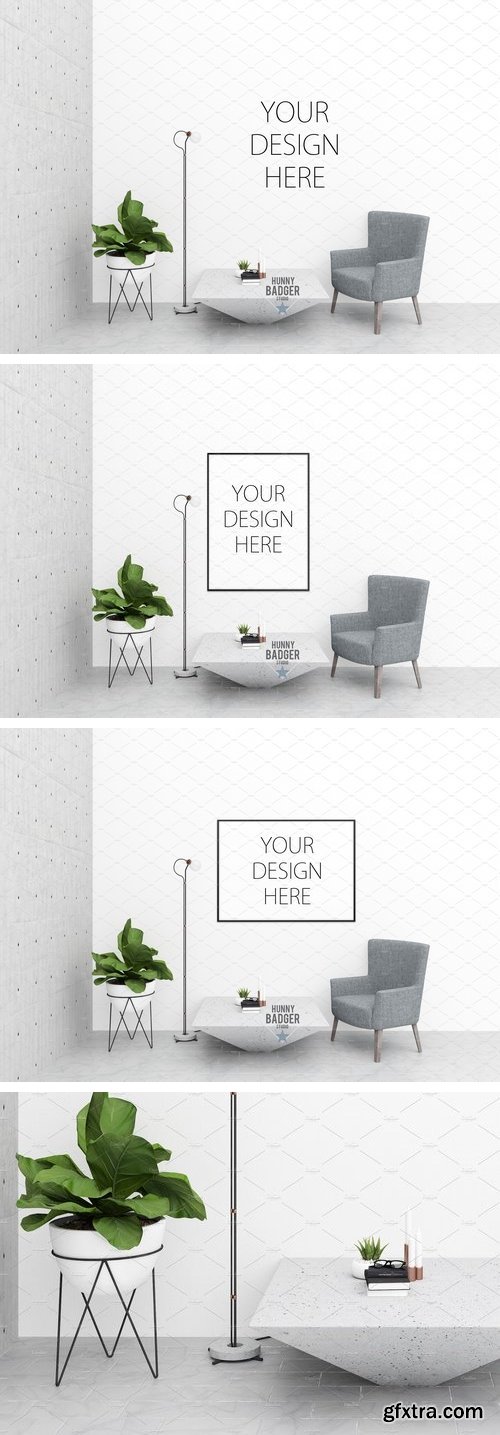 CM - Interior mockup -poster mockup 1539985