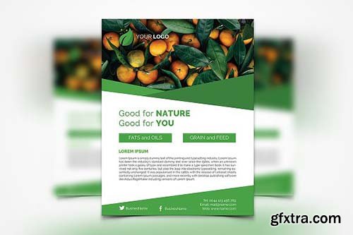 CreativeMarket - Agriculture Flyer 126 2314359