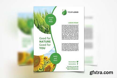 CreativeMarket - Agriculture Flyer 127 2314363