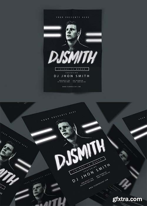 CreativeMarket - Dj Night Flyer 2313549