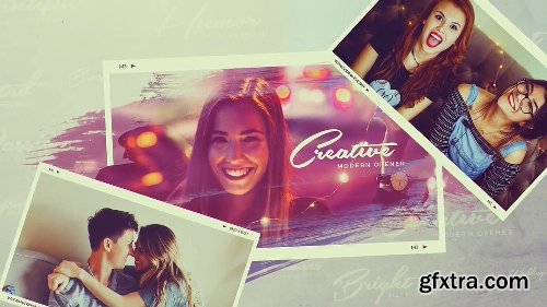 Videohive Brush Strokes Frame Slideshow 20698299