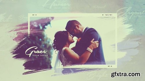 Videohive Brush Strokes Frame Slideshow 20698299