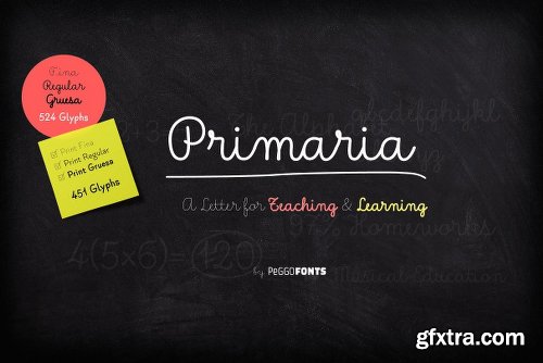 CreativeMarket Primaria 2216166 - 6 Fonts