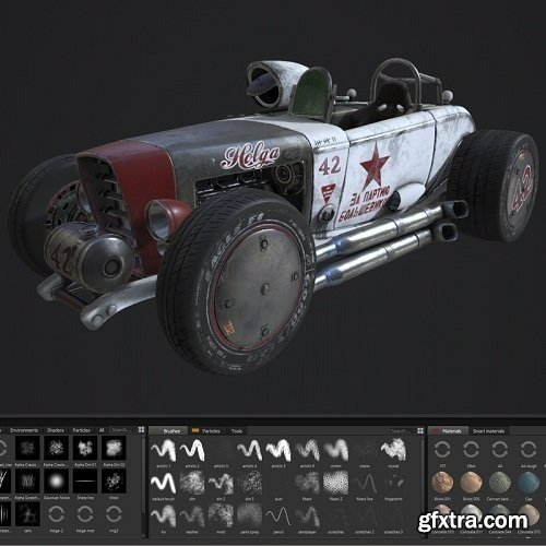 Rusky Car 3d Model