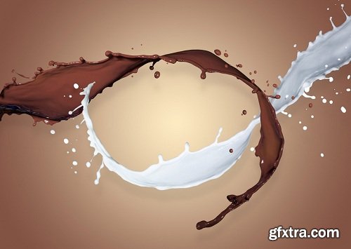 Photigy - Chocolate Splashes Stock Images Pack