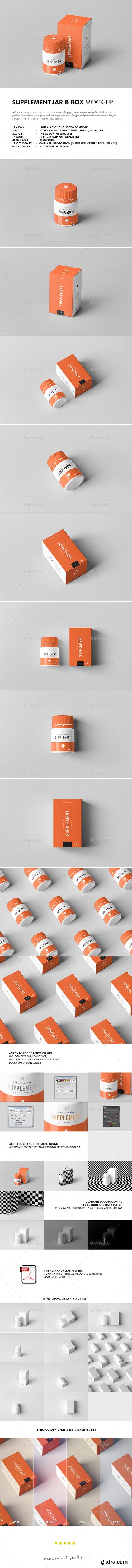 Graphicriver - Supplement Jar & Box Mock-Up 10 21464570