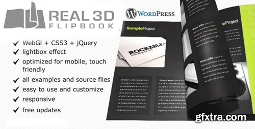 CodeCanyon - Real3D FlipBook v3.3 - WordPress Plugin - 6942587