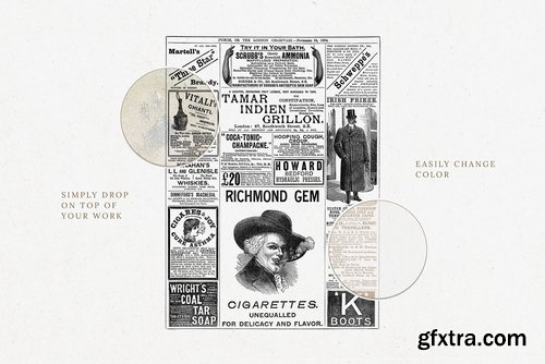 CM - Adorn - Vintage Ephemera & Overlays 2189371