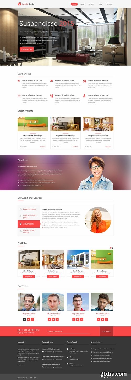 CM - Interior Design PSD Website Template 2296862