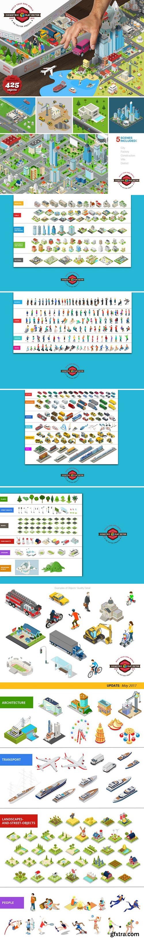 CM - Isometric flat world collection v.1 410087