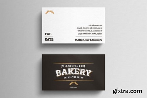 Bakery Business Card Template