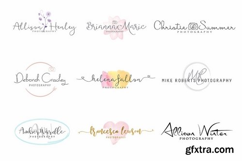 CM - Logo bundle and Font Bundle 2274850