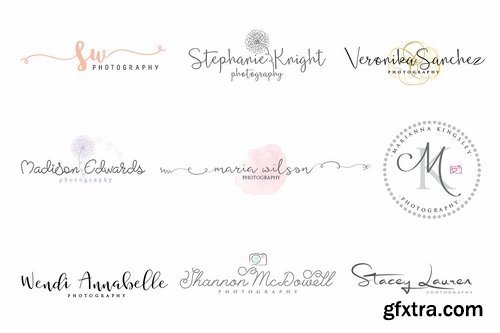 CM - Logo bundle and Font Bundle 2274850