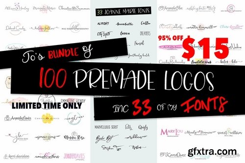 CM - Logo bundle and Font Bundle 2274850