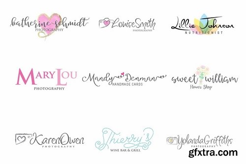 CM - Logo bundle and Font Bundle 2274850