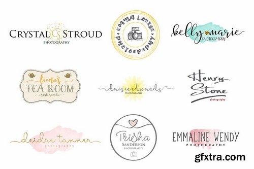 CM - Logo bundle and Font Bundle 2274850