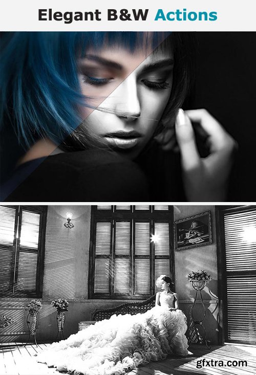 Elegant Black & White Photoshop Actions