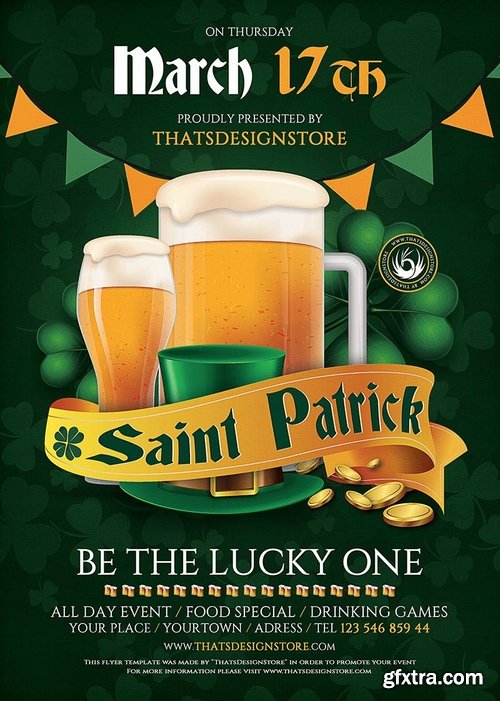 GraphicRiver - Saint Patricks Day Flyer Template V5 14976573