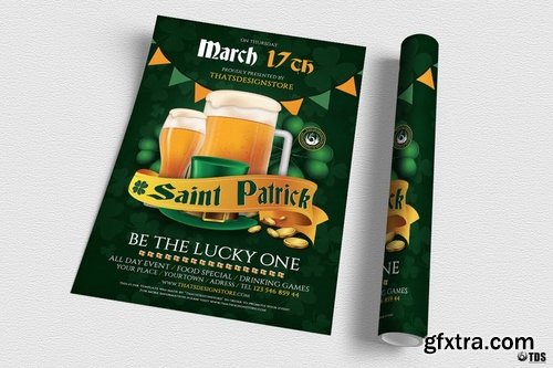 GraphicRiver - Saint Patricks Day Flyer Template V5 14976573