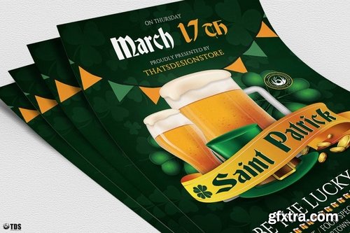 GraphicRiver - Saint Patricks Day Flyer Template V5 14976573