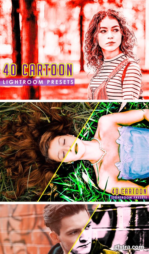 CM - 40 Cartoon Lightroom Presets 2316798