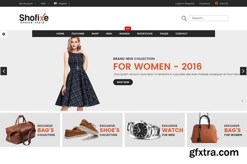 CM - Shofixe - eCommerce Fashion Template 1999316