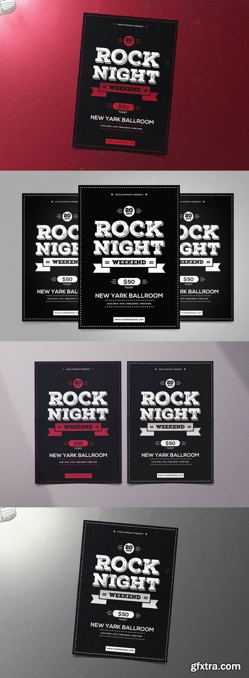 Rock Music Flyer