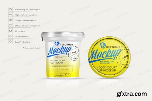 CM - 400G YOGURT CUP MOCKUP 2302663