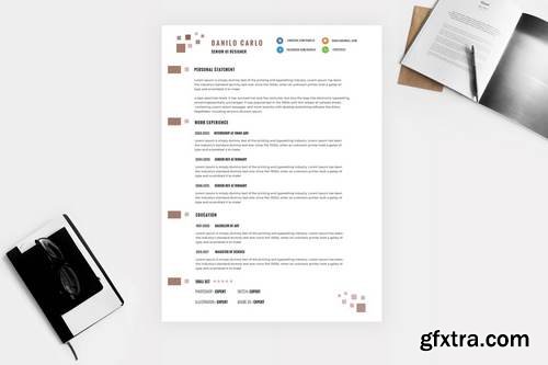 Brown Resume/CV Template