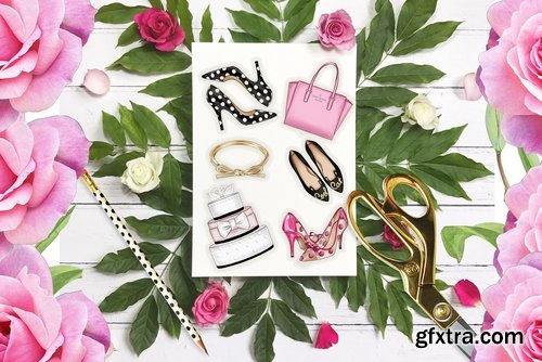 CM - Kate Spade Fashion set - 44 Objects 2302439