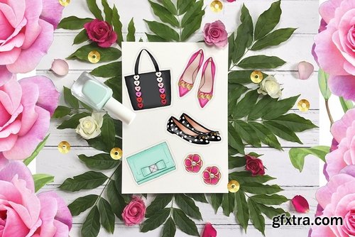 CM - Kate Spade Fashion set - 44 Objects 2302439