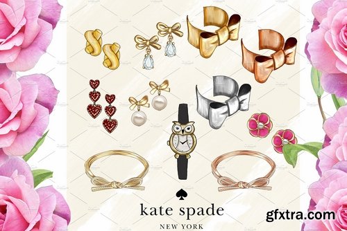 CM - Kate Spade Fashion set - 44 Objects 2302439