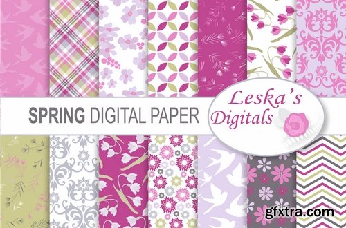 CM - Spring Digital Scrapbook Paper 2302361