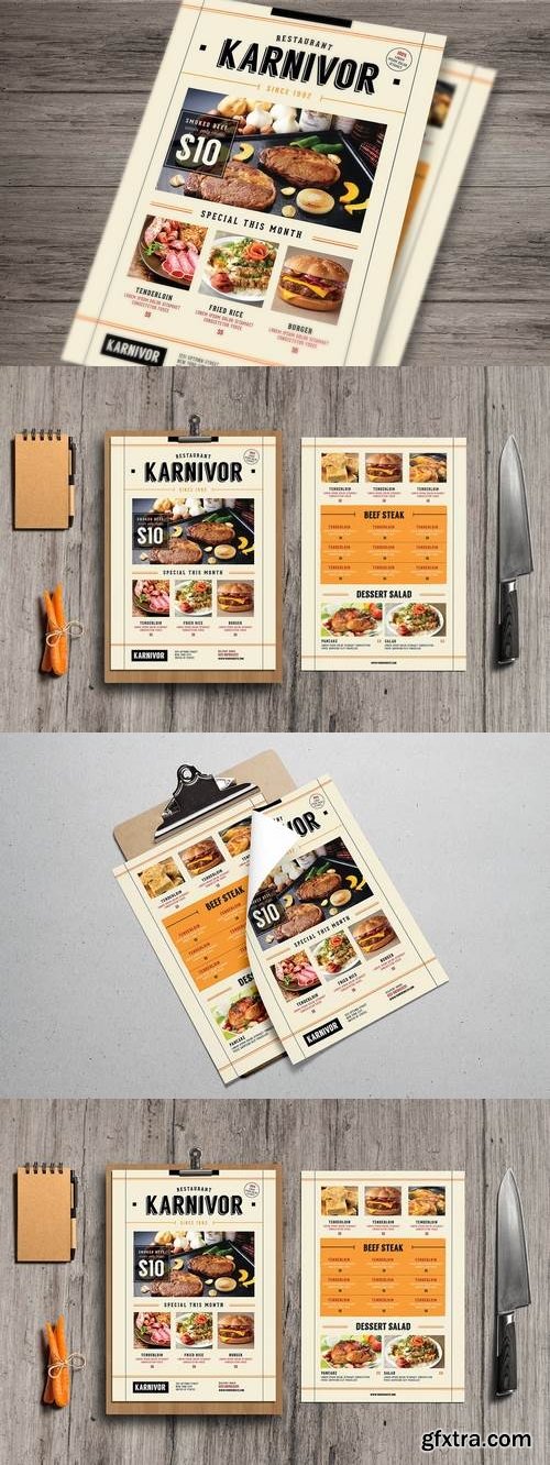 Restaurant Flyer Menu