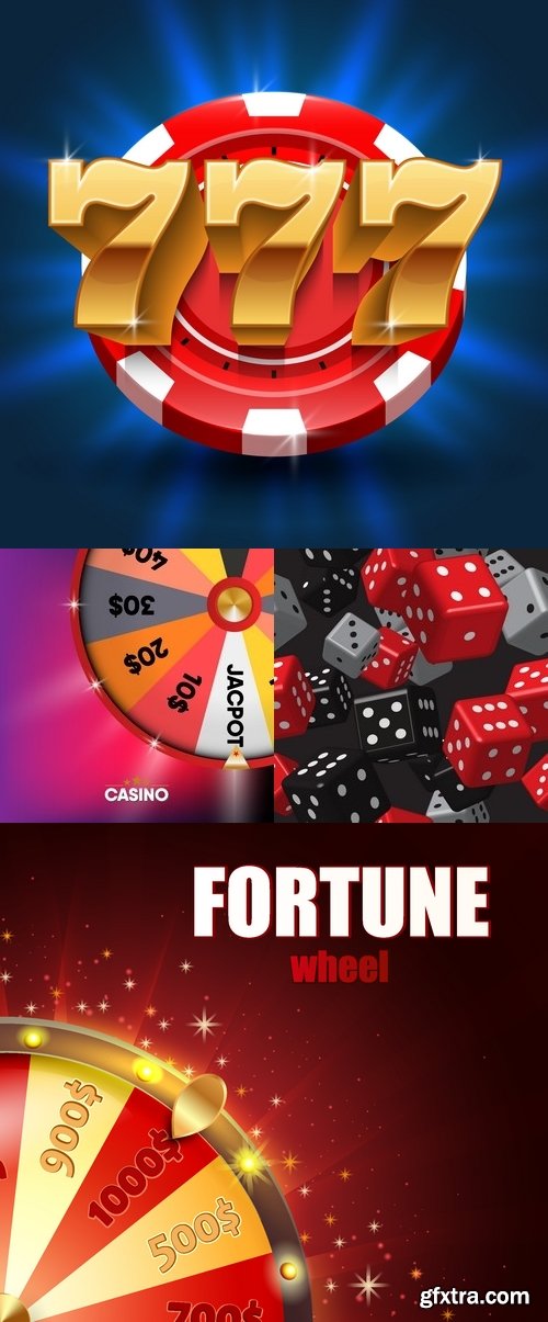 Vectors - Shiny Casino Backgrounds 18